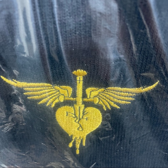 VIP Edition Beanie Jon Bon Jovi Tour Black Gold Embroidery - Picture 2 of 5